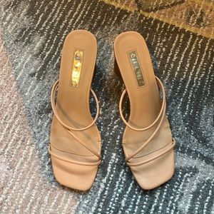 Billini Square Toe Mule Sandals